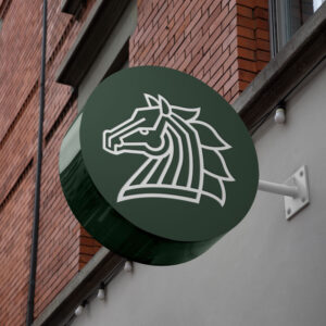 Exterior Lit Sign